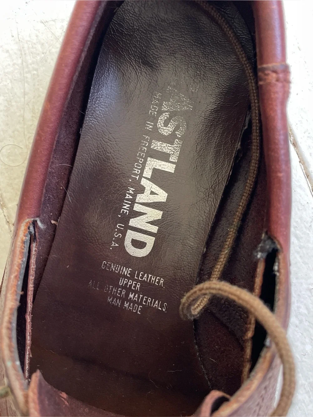 Eastland Falmouth four eyelet camp moc leather shoes